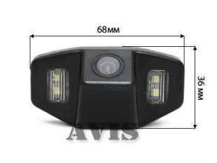 Штатная камера заднего вида AVIS AVS321CPR (#018) для HONDA ACCORD VII / ACCORD VIII / CIVIC 4D VIII