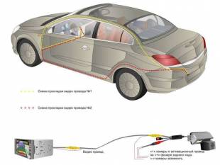CCD штатная камера заднего вида с динамической разметкой AVIS Electronics AVS326CPR для TOYOTA AVENSIS / COROLLA E12 (2001-2006) (#087)