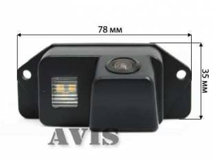 Штатная камера заднего вида AVIS AVS321CPR (#059) для MITSUBISHI LANCER X SEDAN / LANCER IX WAGON / OUTLANDER